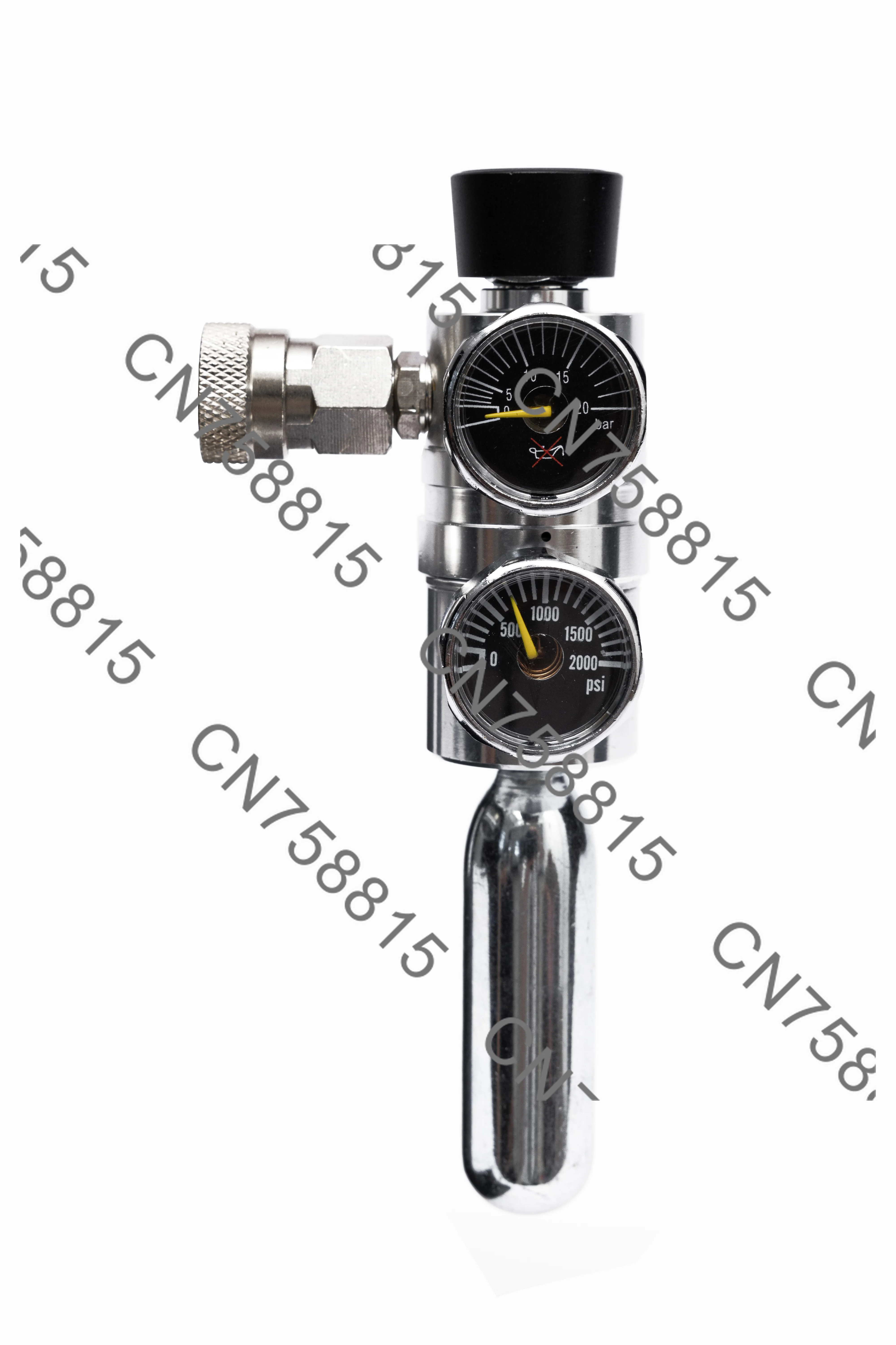 fast delivery，9Bar extraction pneumatic coffee machine special, Double gauge pressure reducing valve