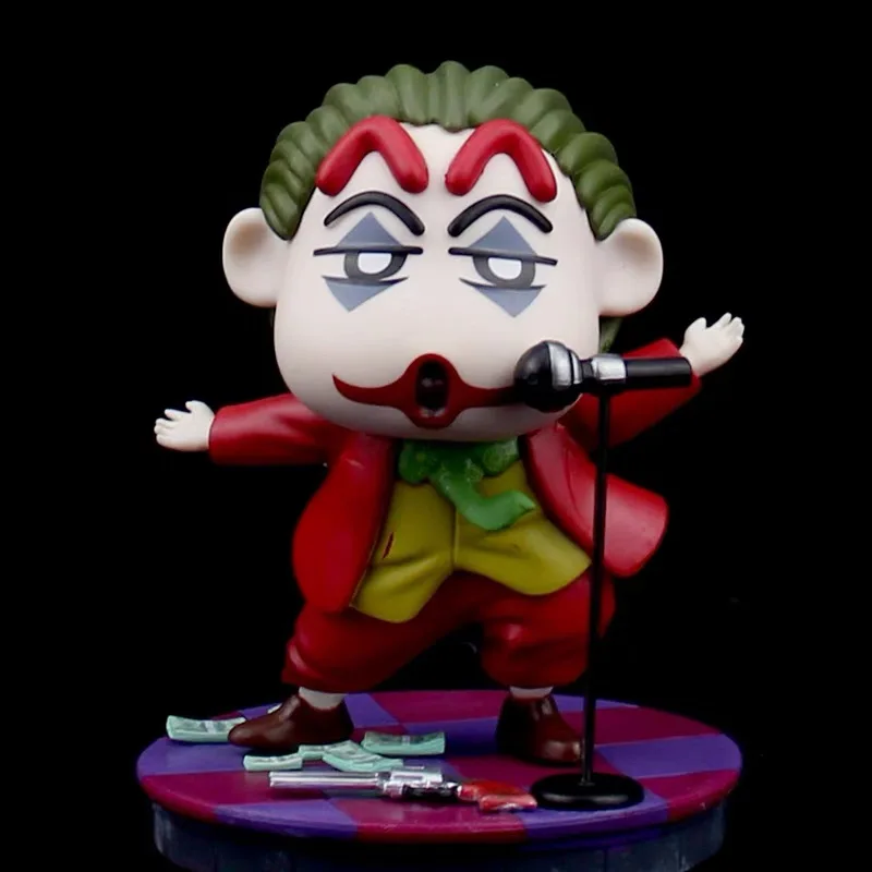 Anime Crayon Shin-chan Action Figure Shin-chan Cos Joker Figuras Toys Manga Kawaii Doll 13.5cm  Ornaments Gift Collection Model