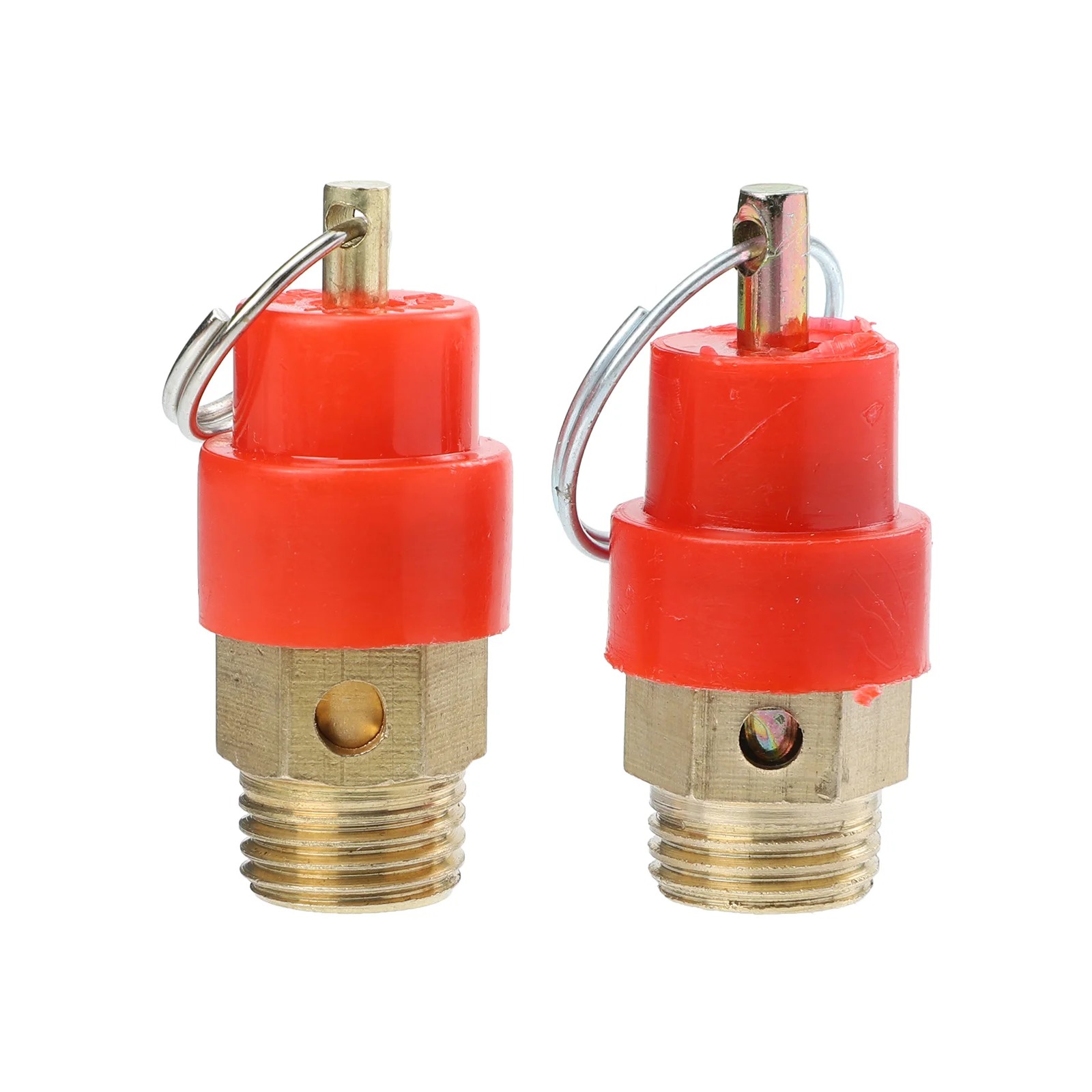 2 Pcs Air Compressor Safety Valve Pressure Outlet Valves with G1/4 Male Accessories 1/4