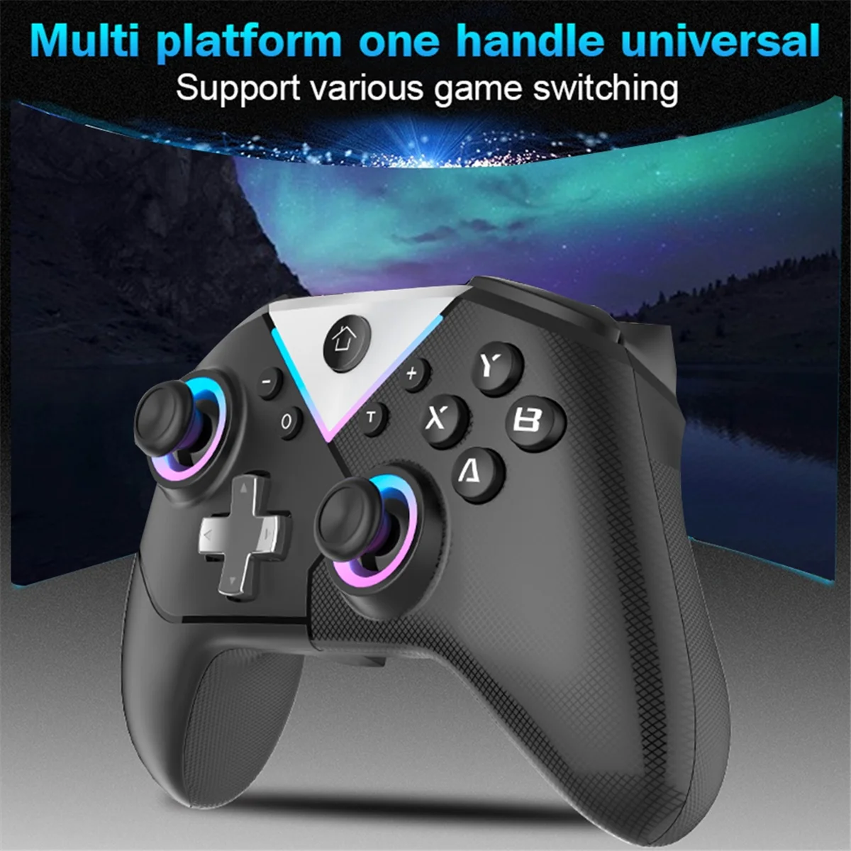 

FEB-Game Console Six-Axis with Wake-Up Macro Programmable Wireless Bluetooth Controller Game Controller for Switch