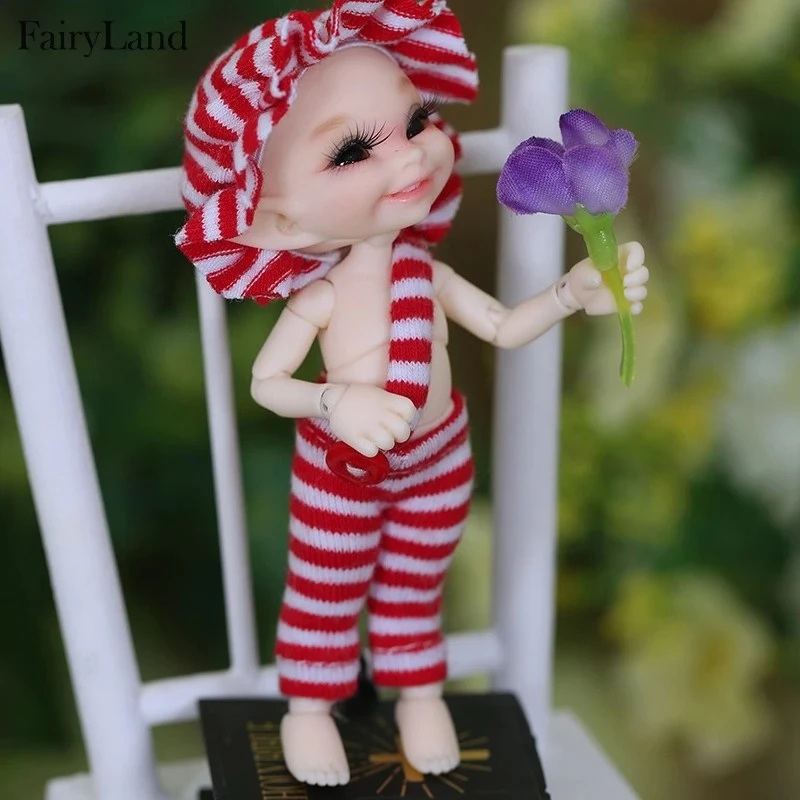 Realpuki Soso BJD Dolls 1/13 Long Ears Smile Fun Unique Quirky High Quality Toy For Best Gifts FL FairylandBall Jointed Doll