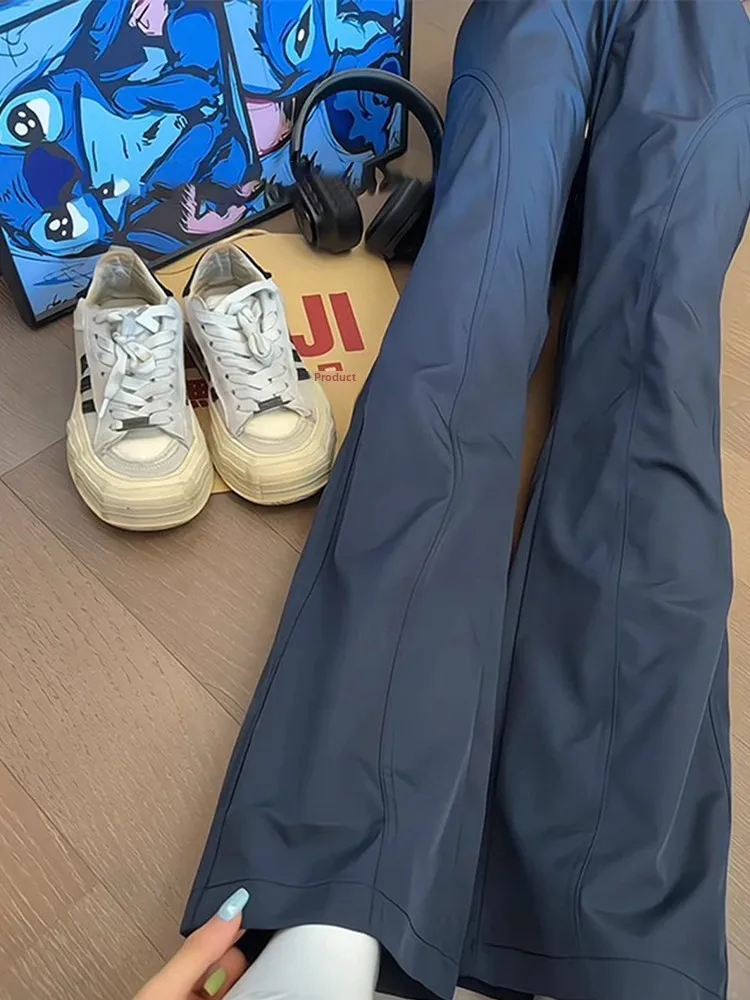 Thin Soft  Quick Dry Ice Silk Breathable Men's Casual Straight Leg Waterproof Cargo Pants Slimming Loose Fit Summer Wear