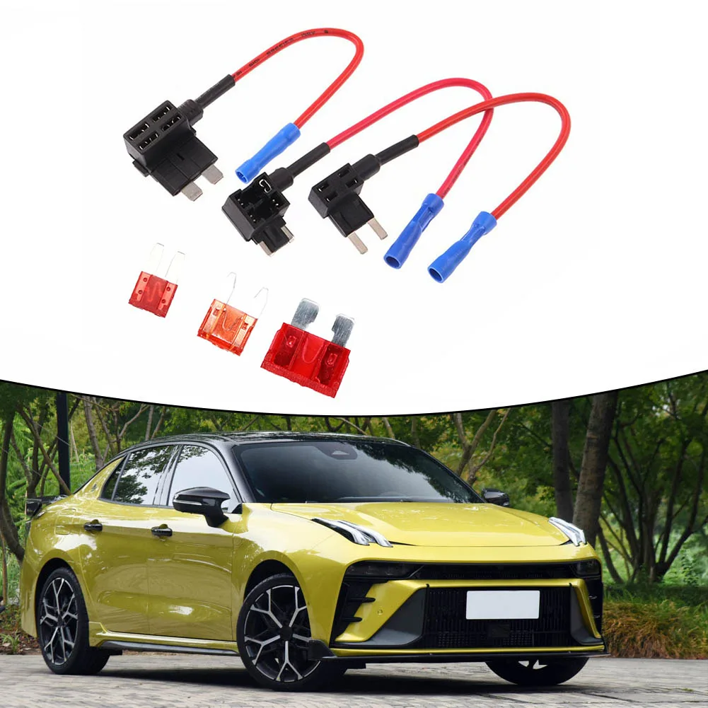 Circuit Adapter Features Compatibility Dash Cams Electrical System Fuse Holder Piggyback Fuse Connectors Wire Harness