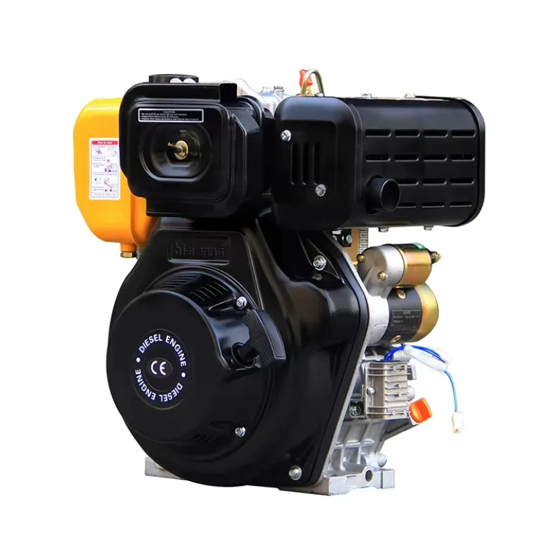 Air-cooled Single Cylinder Diesel Fuel 13hp Camshaft Diesel Engine Of 1500rpm And 1800rpm