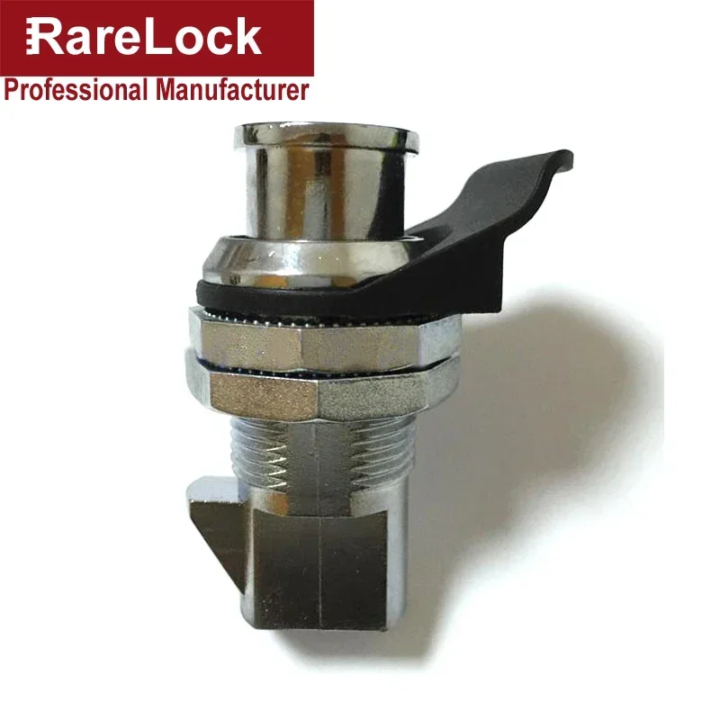 Keyless Cabinet Lock with Knob or Key Lock for RV Boat Drawer Furniture Showcase File Cabinet Air Box Rarelock MS206 g