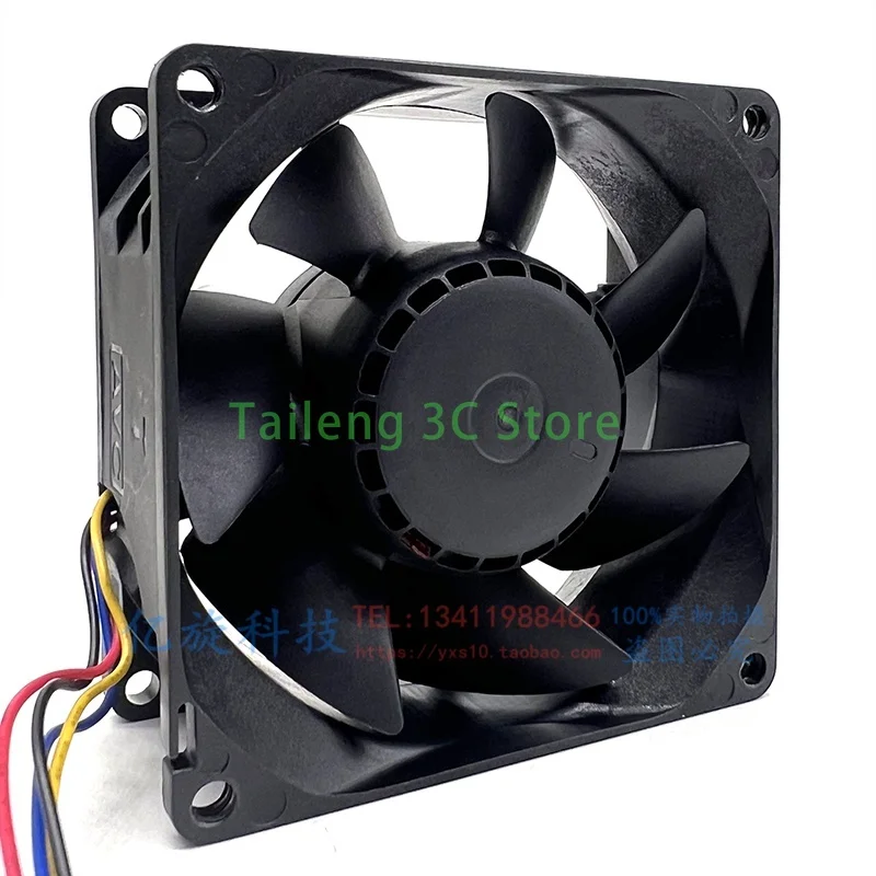 Original para AVC DATA0838B8S 8038 80*80*38mm DC 48V 0.48A ventilador de resfriamento axial de 4 pinos