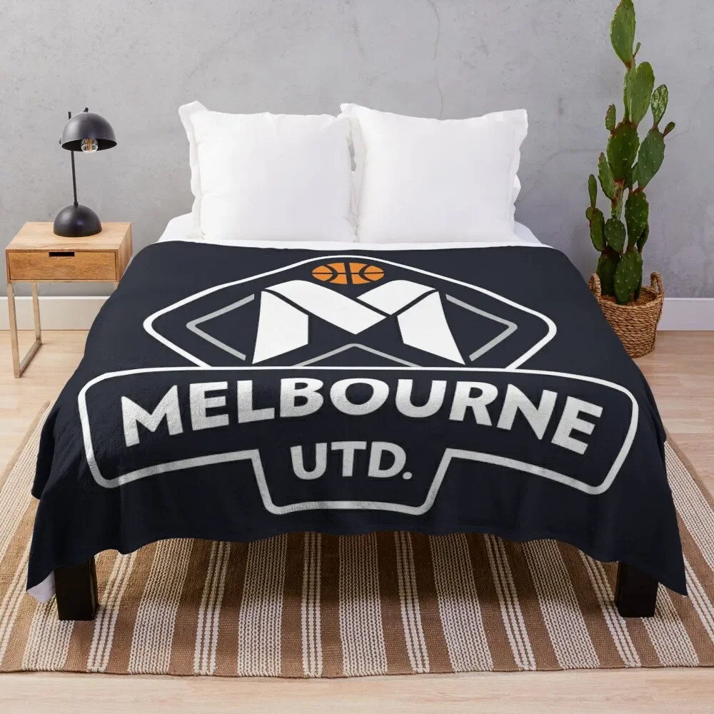 Melbourne United Throw Blanket Fluffys Large Blankets Sofas Of Decoration Blankets