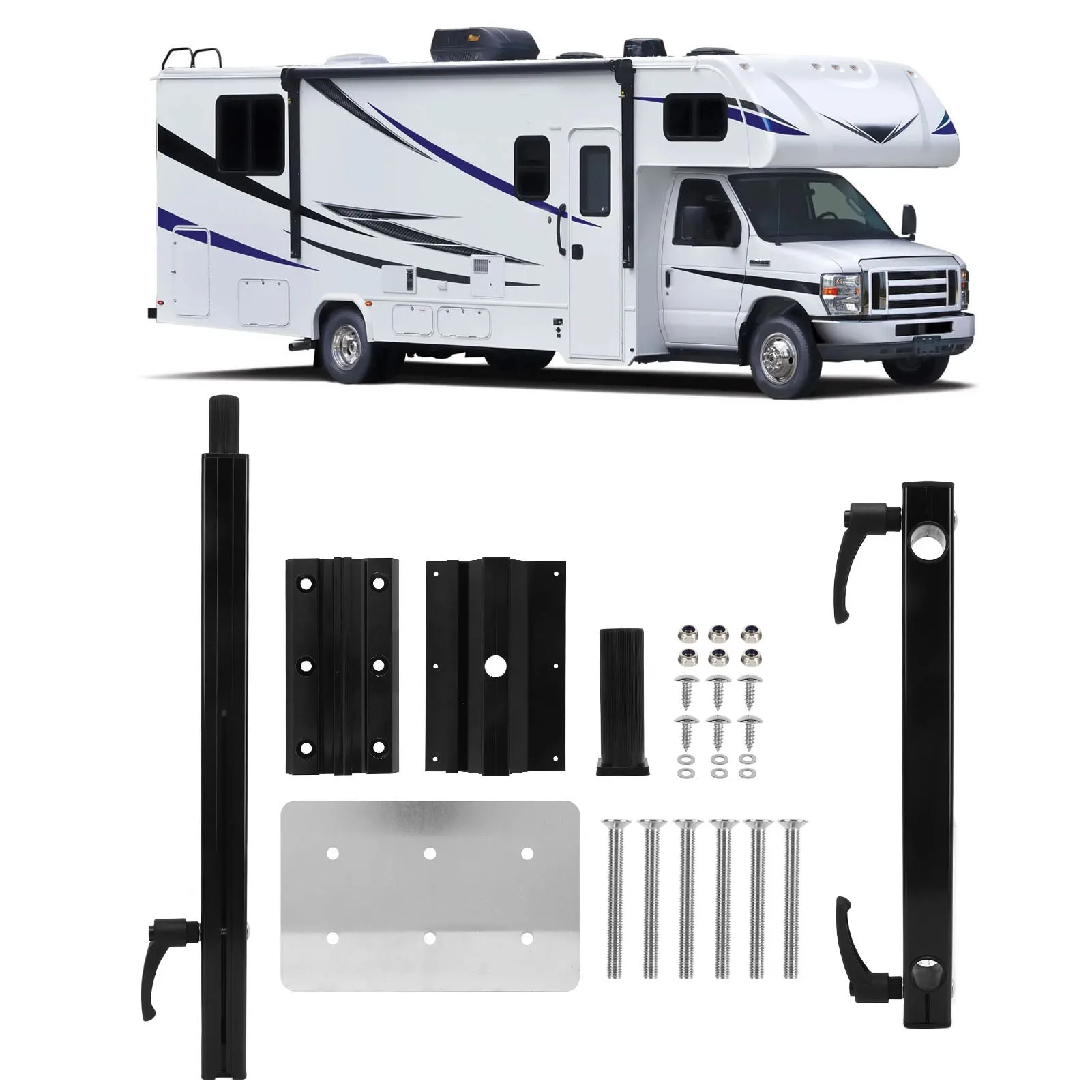 

Table Legs Table Legs Black Heavy Duty Removable 360° Rotation Oxidized Lightweight for RV Yachts