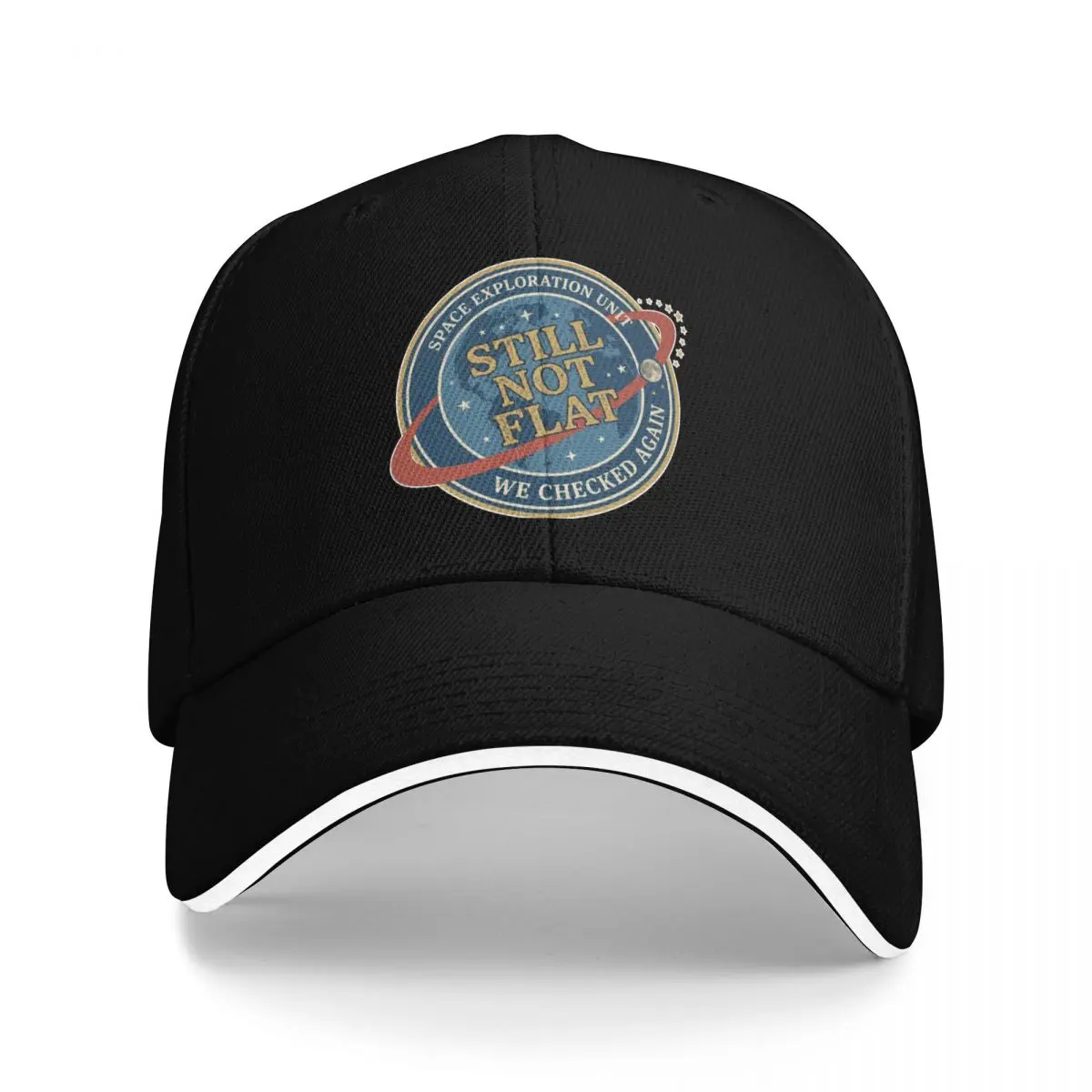 Baseball Caps Funny Space-inspired Parody Planets Still Not Flat We Checked Again Science Astronomy Male Outdoor Spring Caps
