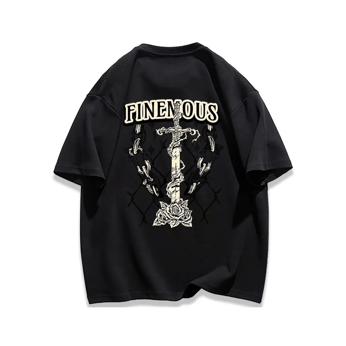 

High-impact Pure Cotton Korean-style Retro Hip-hop Fashion T-shirt Short- Women's T-shirt Breaks Its Promise To Leave Bad Review