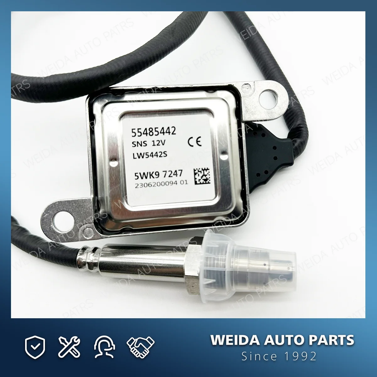 55485442 LW5442S 5WK97247 Back Nox Sensor for Opel VAUXHALL ZAFIRA C mk3 Tourer 1.6 CDTI P12 DIESEL 2012-2021 B16DTH POSITION 2