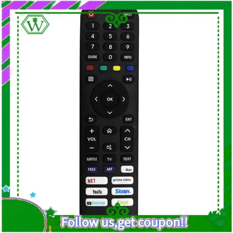 ABIK-reemplazar el Control remoto EN2AB30H para Hisense LCD TV 32A4G 40A4G 50A6G 58A6G 70A6G 32A4HAU 40A4HAU A4HAU/A4G/A6G Series