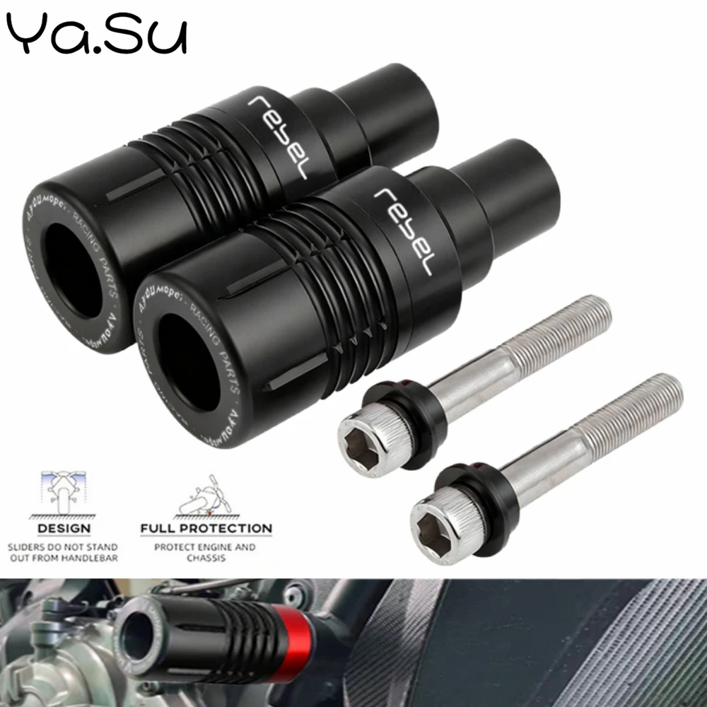 

Motorcycle Body Anti Fall Bar Protection Ball for Honda CMX 500 REBEL 2017-2025