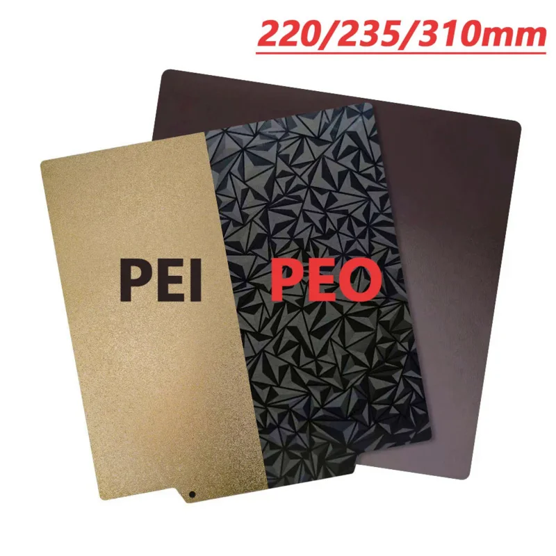 

Double Side PEO PEI Spring Steel Sheet PEI Magnetic Build Plate 220/235/257/310mm Heated Bed 3D Printer Part Ender 3 5