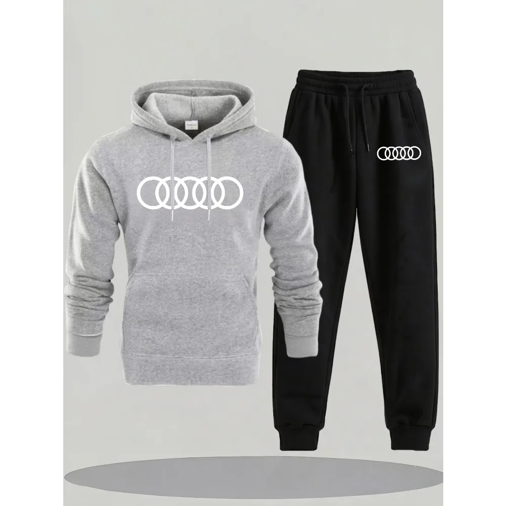 بدلة رجالية على الموضة لخريف وشتاء 2025 - منتج مطبوع شعبي للرجال - مريح ومسامي - هوديي رجالي - سراويل رجالية #5