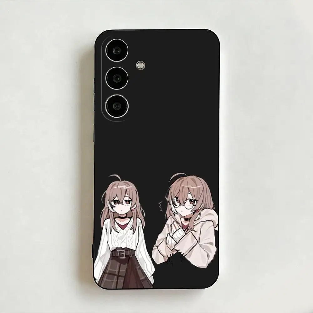 Moom Nanashi Mumei  Black Shell Phone Case For Samsung Galaxy A73,A72,A71,A70,A53,A52,Cover Others Soft