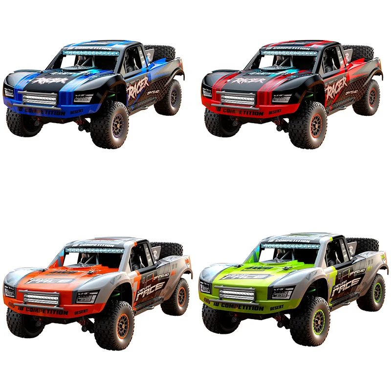 Coche de control remoto RACER 1:12, escala 4WD, alta velocidad, todoterreno, drift, Bigfoot, Desert Short Course Truck, modelo de juguete para aficionados.