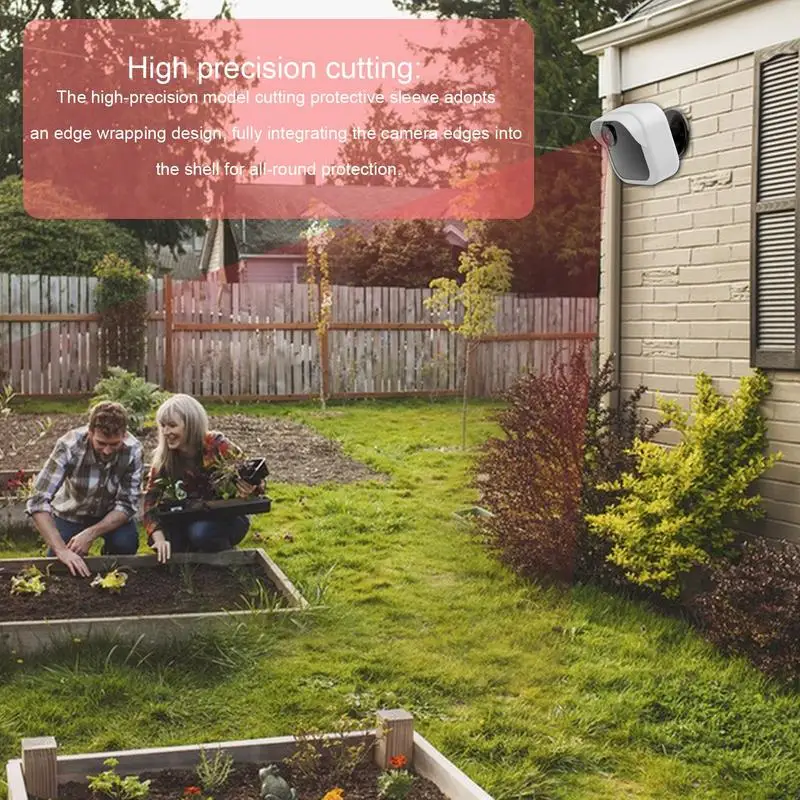 For Blinks Outdoor Camera Cover Protective Silicone Case Dustproof UV Light-Resistant Weatherproof Cover Soft For Blinks Outdoor