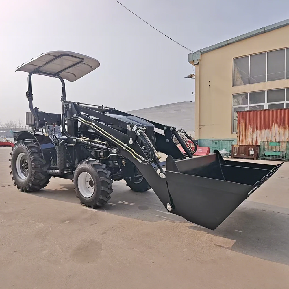 High Quality Off-road Tire Wheel Tractor Garden Forestry Nursery Wheel Tractor Hydraulic Lifting Yard Work Wheel Tractor