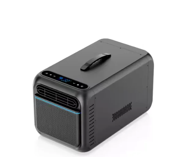 Condizionatore d'aria portatile per tenda a risparmio energetico nero per auto AC 110v 220v per il campeggio