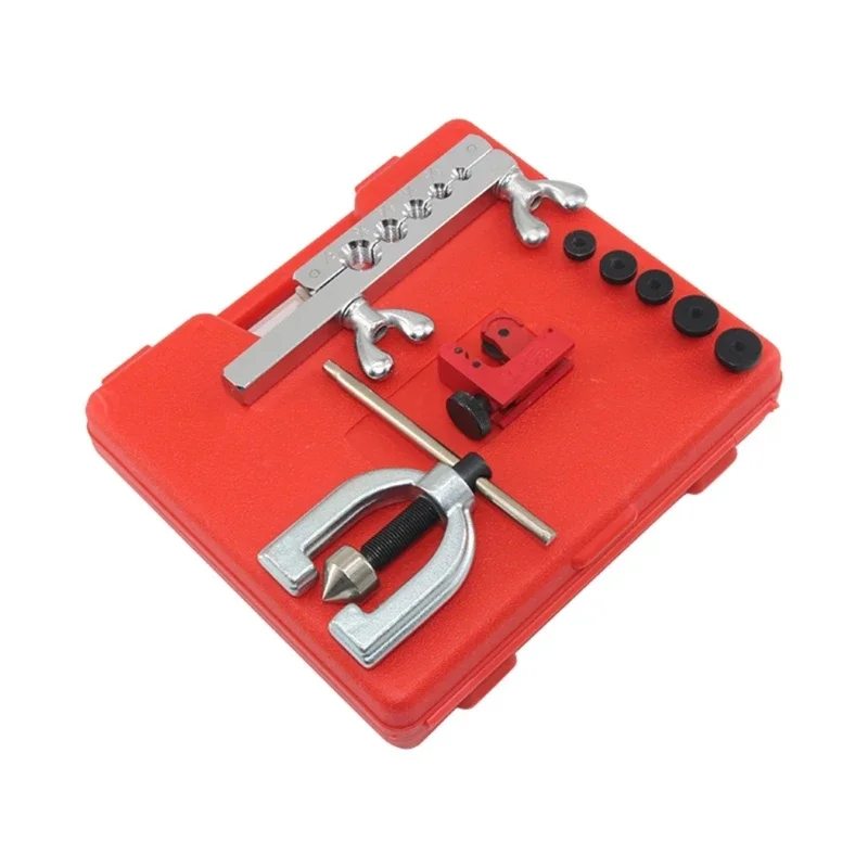 Heavy Duty Flaring Tool Set Brake and Air Gas Line Auto Industrial Truck For Metal Tubing With Easy Storage Case