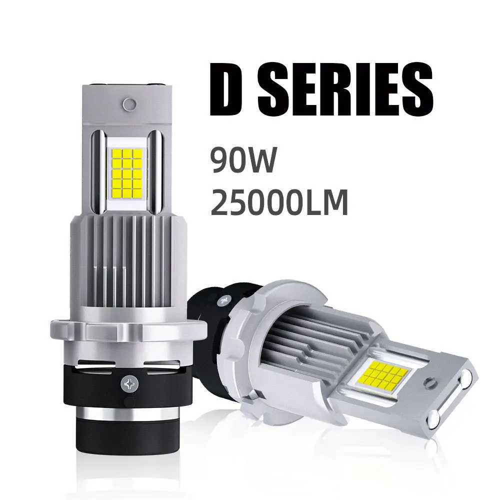 Car led headlights highlight D series led headlights D2D4 in-line lossless replacement xenon lamp car lights