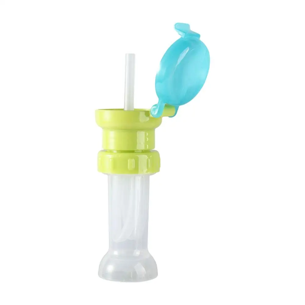 Rotating With Straw Straw Lid  Twist Cover Cap Bottle Replacement Lid Drinking Tube Water Bottle Cap Feeding  Drinkware