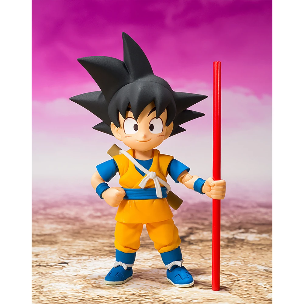 BANDAI S.H.Figuarts Dragon Ball Daima Son Goku Mini 1/12 Action Doll Collectible Anime Figure Model Toy Gift