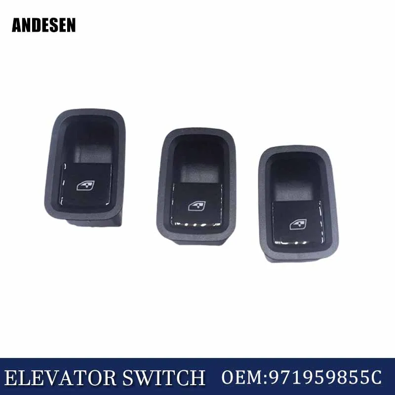 

Window glass lifting control switch button 971959855CHUO 971959855C suitable for Porsche Cayenne Paramera (971) 992 GT3-4