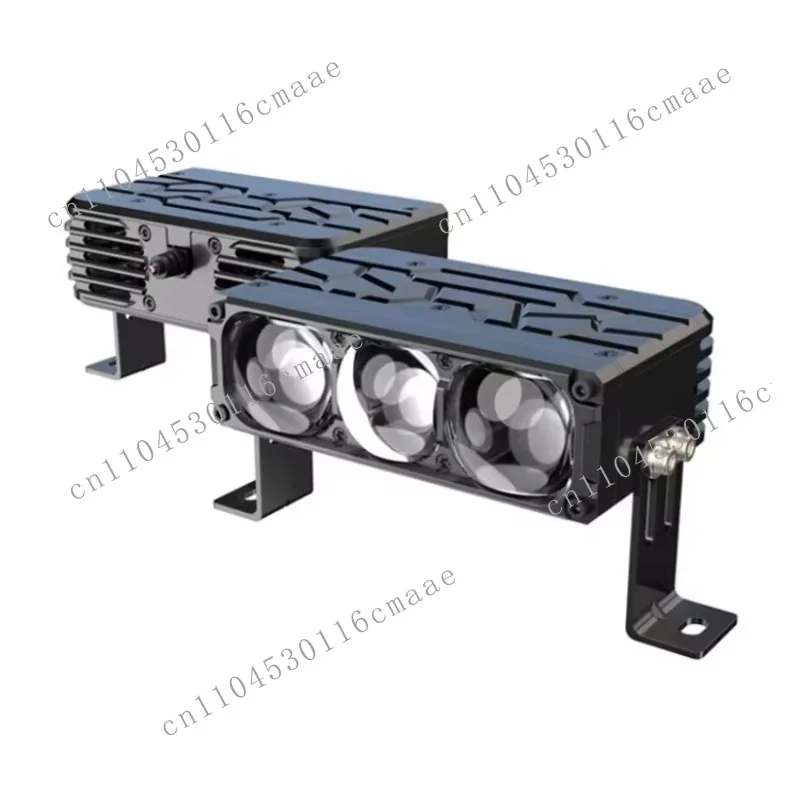 Brand New and Unique 3LED 6000K Car and Motorcycle External Drive Headlights, 12v Spotlight Headlights