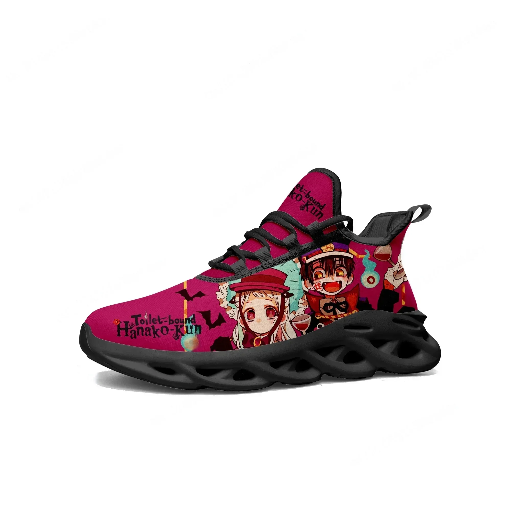 

Toilet Bound Hanako Kun Flats Sneakers Mens Womens Sports Running Shoes High Quality Anime Custom Lace Up Mesh Footwear