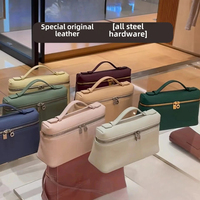 Soft Cow Leather Crossbody Bag Single Shoulder Handbag Women's Makeup Bag Worn as a Tote Bag Crossbody Style