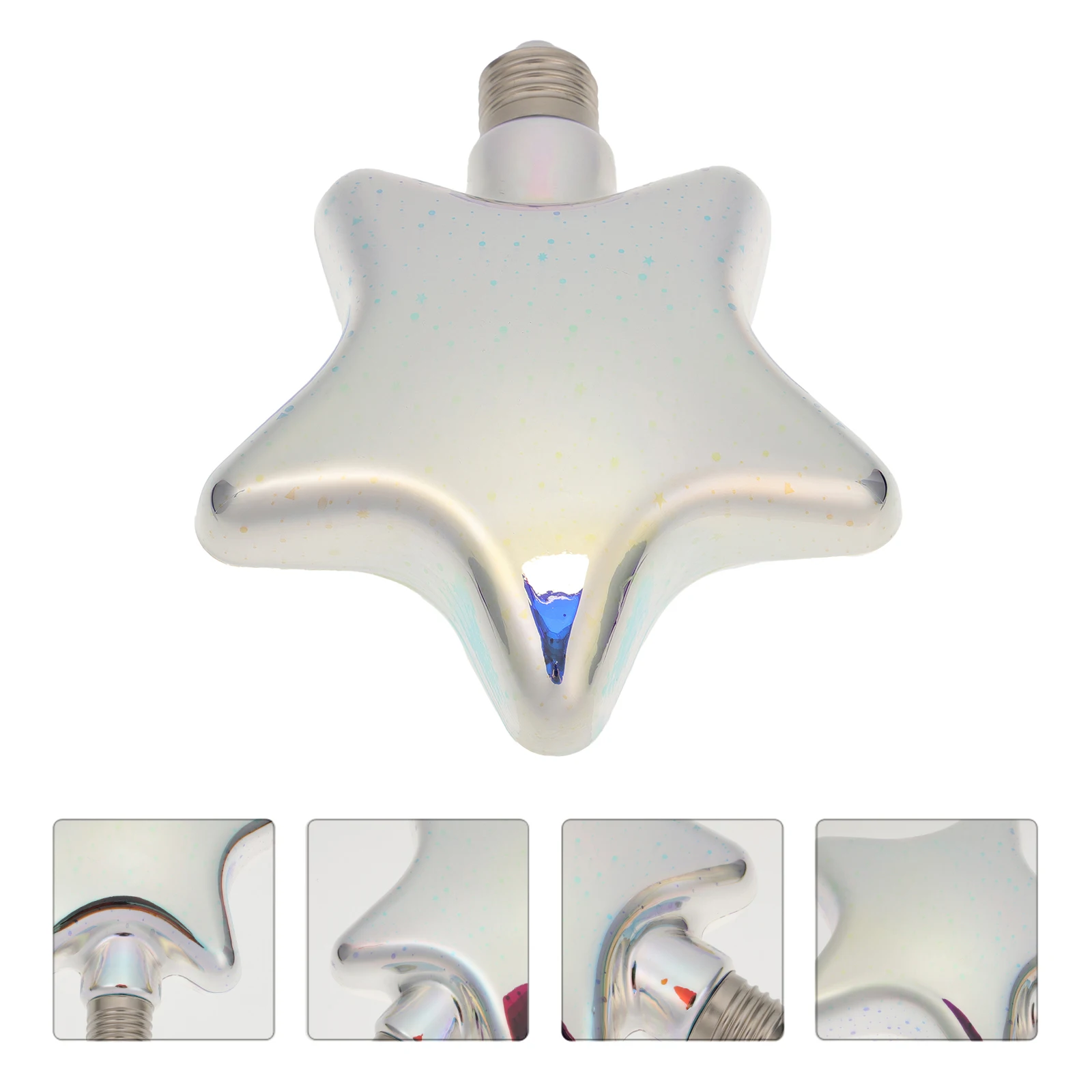 

1Pcs LED Light Bulb E27 Pentagram Design Energy Saving Low Heat Decorative Bulb for Indoor Outdoor Garden Patio Balcony