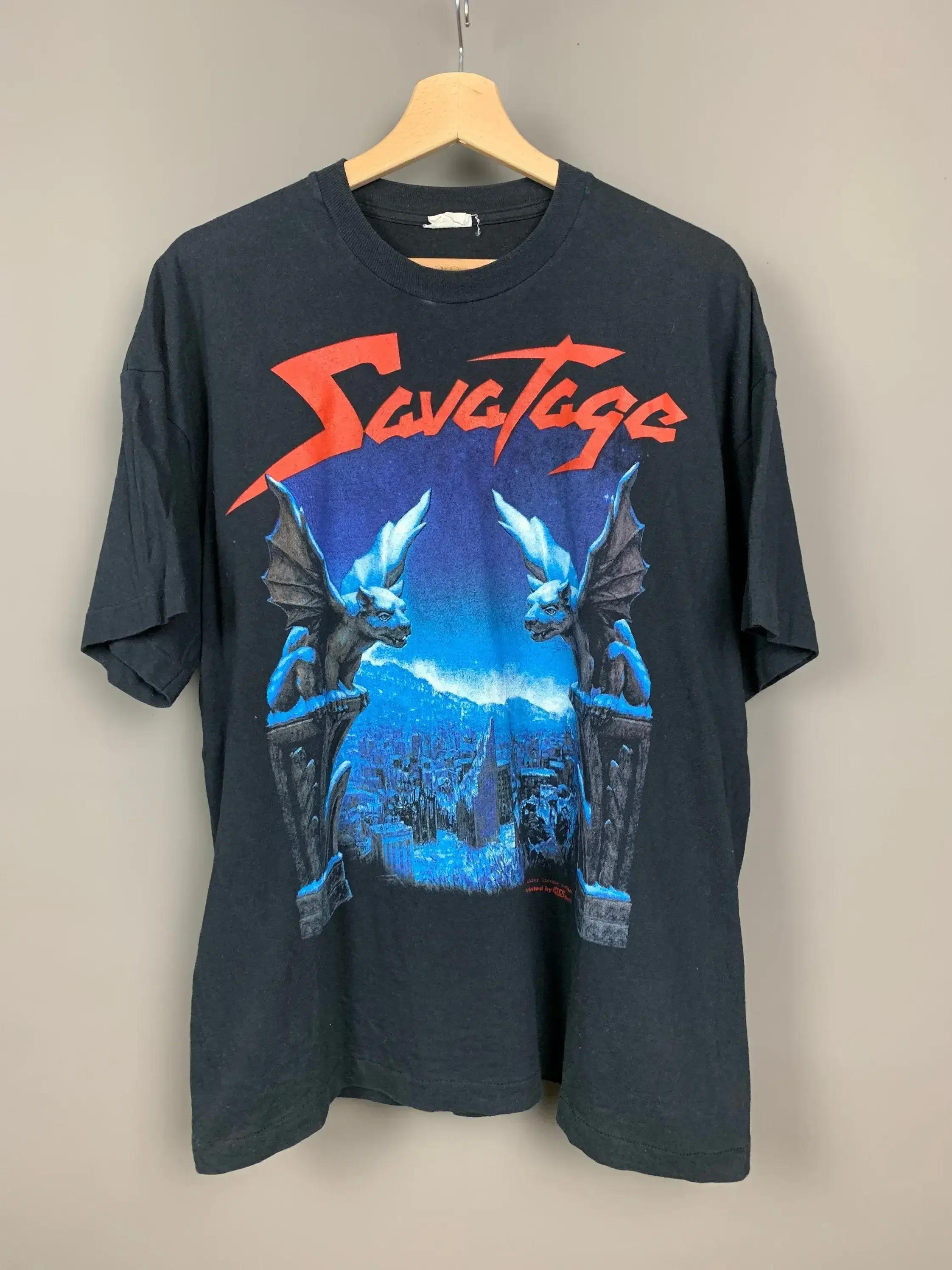 SAVATAGE Dead Winter Dead 1995 Vintage Band T-Shirt ,Super Rare,Testament ,Megadeth ,Sodom ,Running Wild