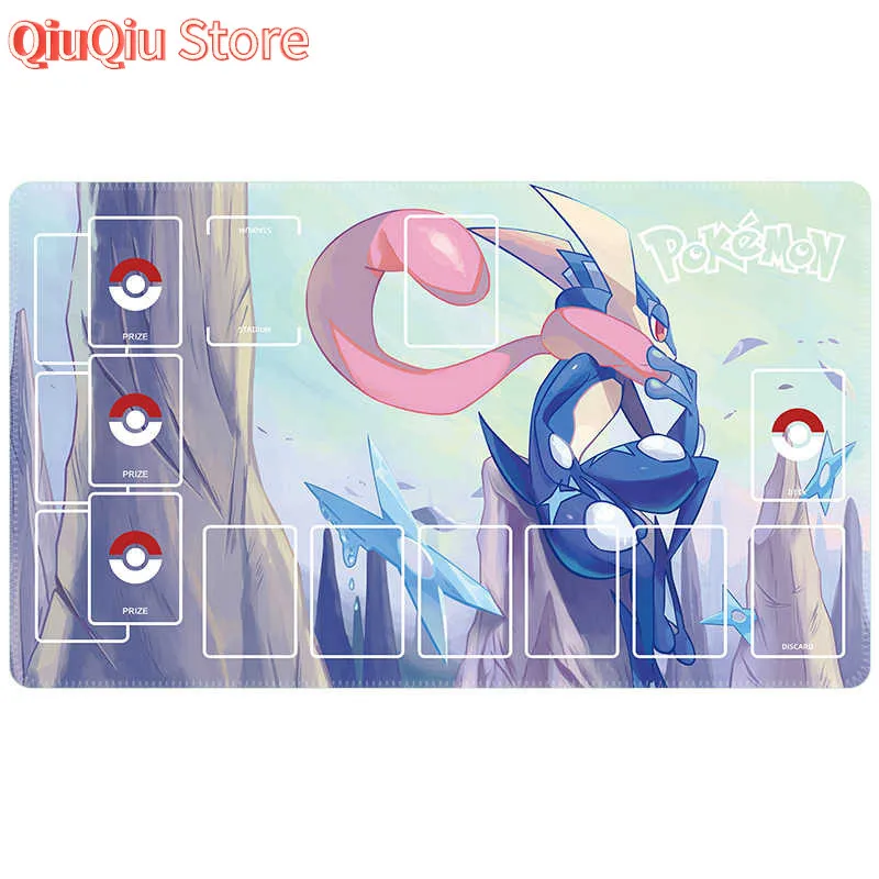 Charizard Fire Blast TCG Spielmatte, Gaming-Mauspad, wasserdichte, rutschfeste Schreibtischunterlage – Detail 5