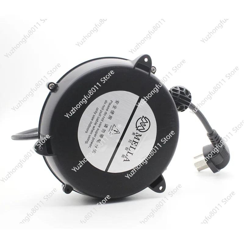

Wire Reel 4.5 Meters Three-core Wire Automatic Telescopic European Male and Female Cable Reel Power Cord