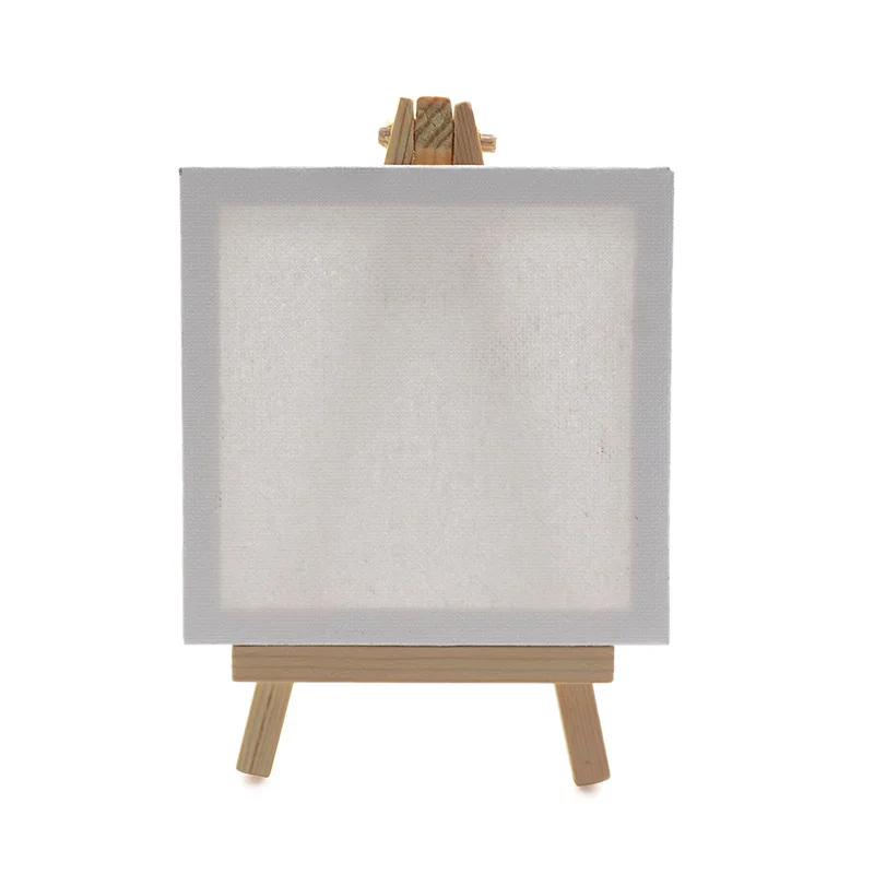 23Pcs Mini Easel Drawing Board Set Wooden Tripod Acrylic Oil Paint Kit for Kids Beginner Artists  Art Painting Supplies view 4