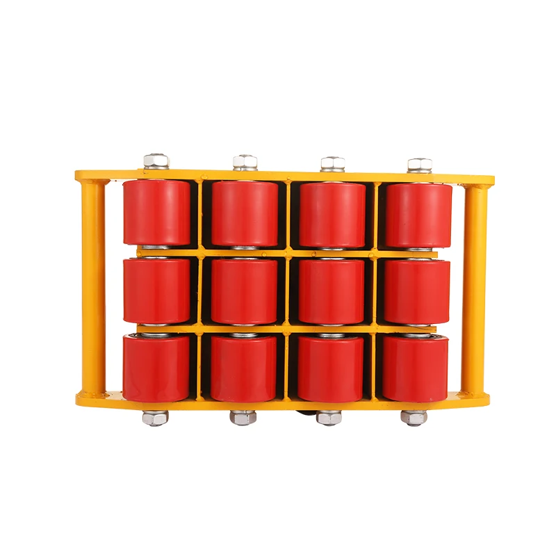 40T Small Roller Skates Moving Machine Cargo Trolley