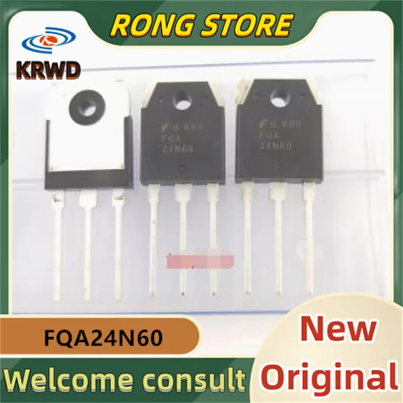 

(5PCS) New and Original Chip IC FQA24N60 600V 23.5A TO-3P