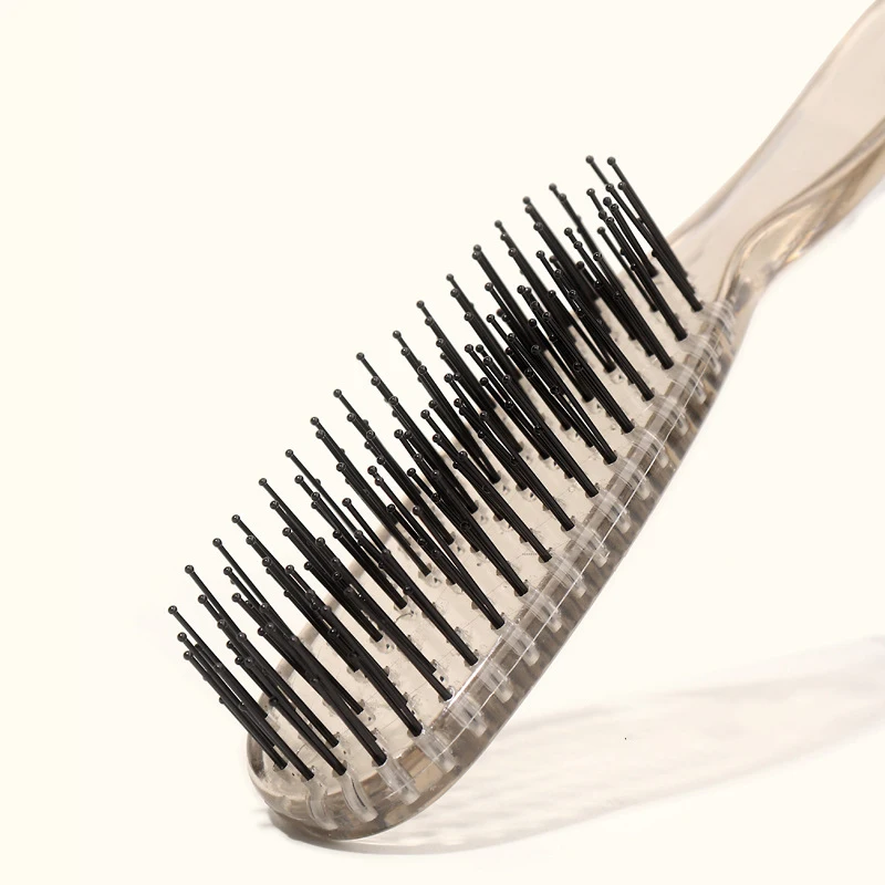 مشط تدليك جديد لتنظيف فروة الرأس ومضاد للكهرباء الساكنة للاستخدام المنزلي، مشط تصفيف الشعر الجاف والرطب ذو الاستخدام المزدوج خاص للشعر المستعار الحقيقي