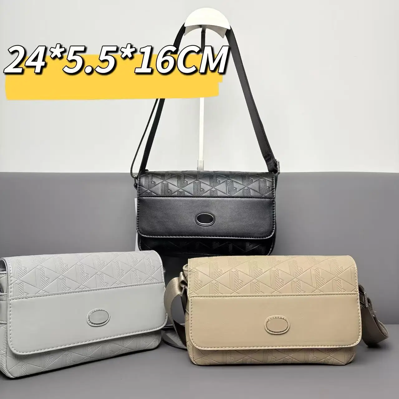 

Модная сумка-чехол с прессованным принтом, сумка через плечо большой вместимости, почтовая сумка