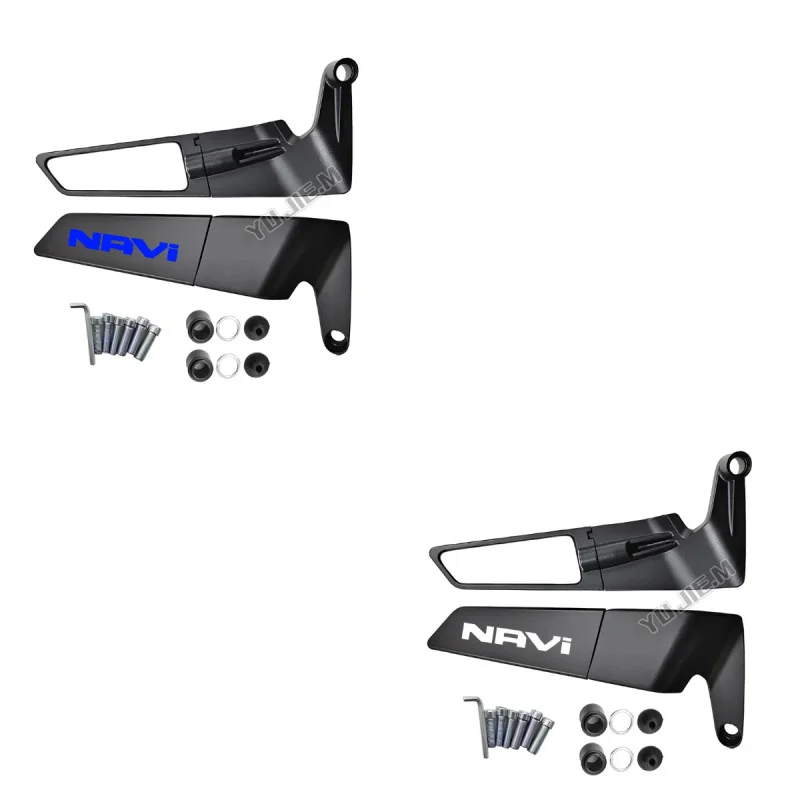 For Honda NAVI110 NAVI 110 Motorcycle New Pattern High Quality CNC Rearview Mirror Fixed Wing