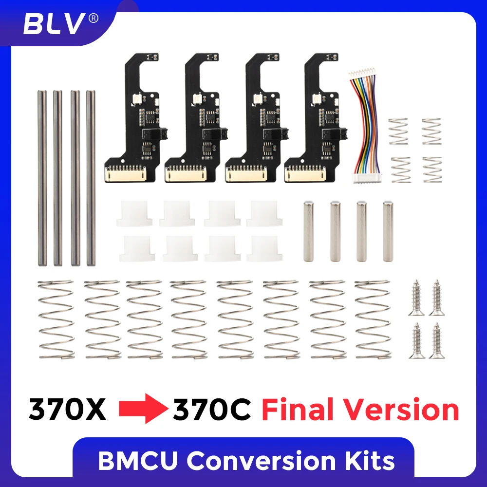 BLV BMCU 370X to 370C Final Version Conversion Kit / You Need to Have the Original Kit of BMCU 370X / Kit for BMCU 370