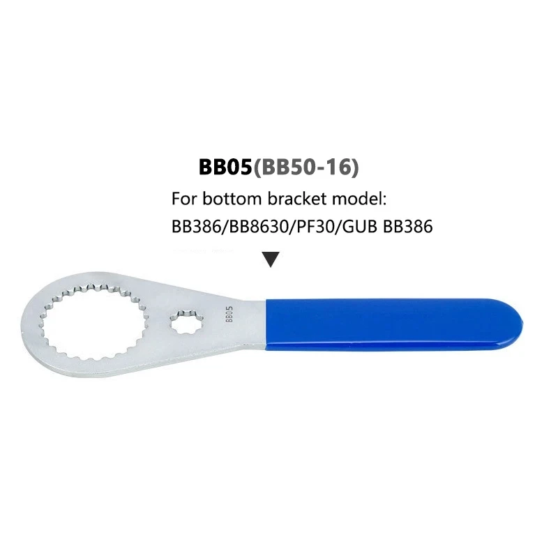 MTB Road Bike Bottom Brackets Wrench Removal Installation Tool BB DUB Spanner 39/40.5/44/46/50mm 16/24 Tooth Bicycle Repair Tool