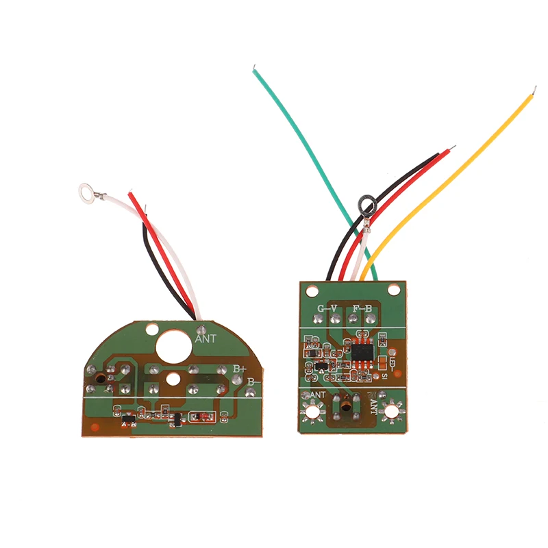 

1set RC Remote Control 27MHz Circuit PCB Transmitter And Receiver Board Radio System For Car Truck Toy