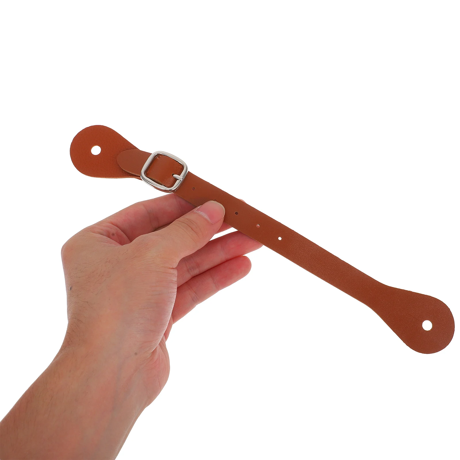 زوج واحد من أشرطة ركوب الخيل المزيفة وحزام غربي قابل للتعديل لحزام واحد للرجال والنساء للفروسية في الهواء الطلق