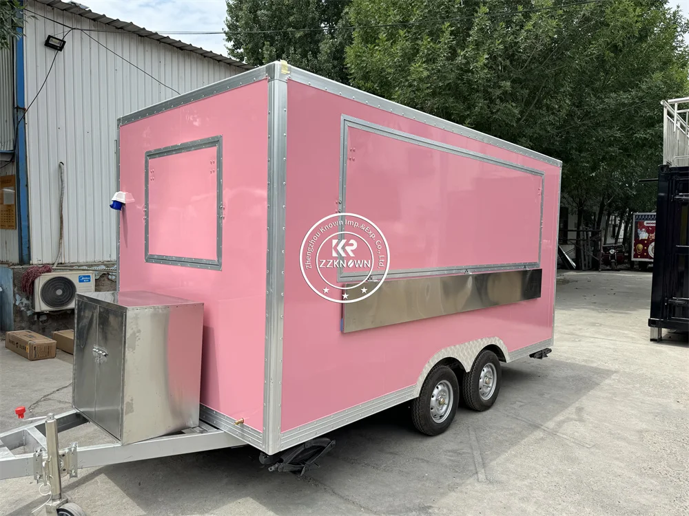 

Food Trailers Concession Hot Dog Food Truck Ice Cream Mobile Truck Coffee Carts Vending For Sale