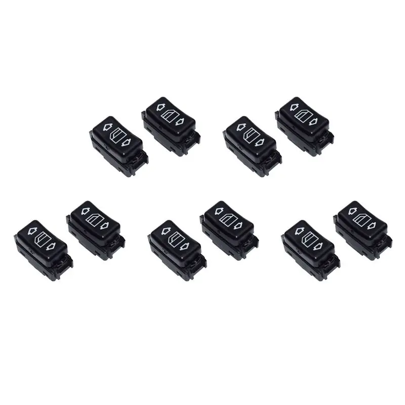 

5 Pair For Mercedes Window Switch Left Right Power 190 260 300 1248204610 1248204510