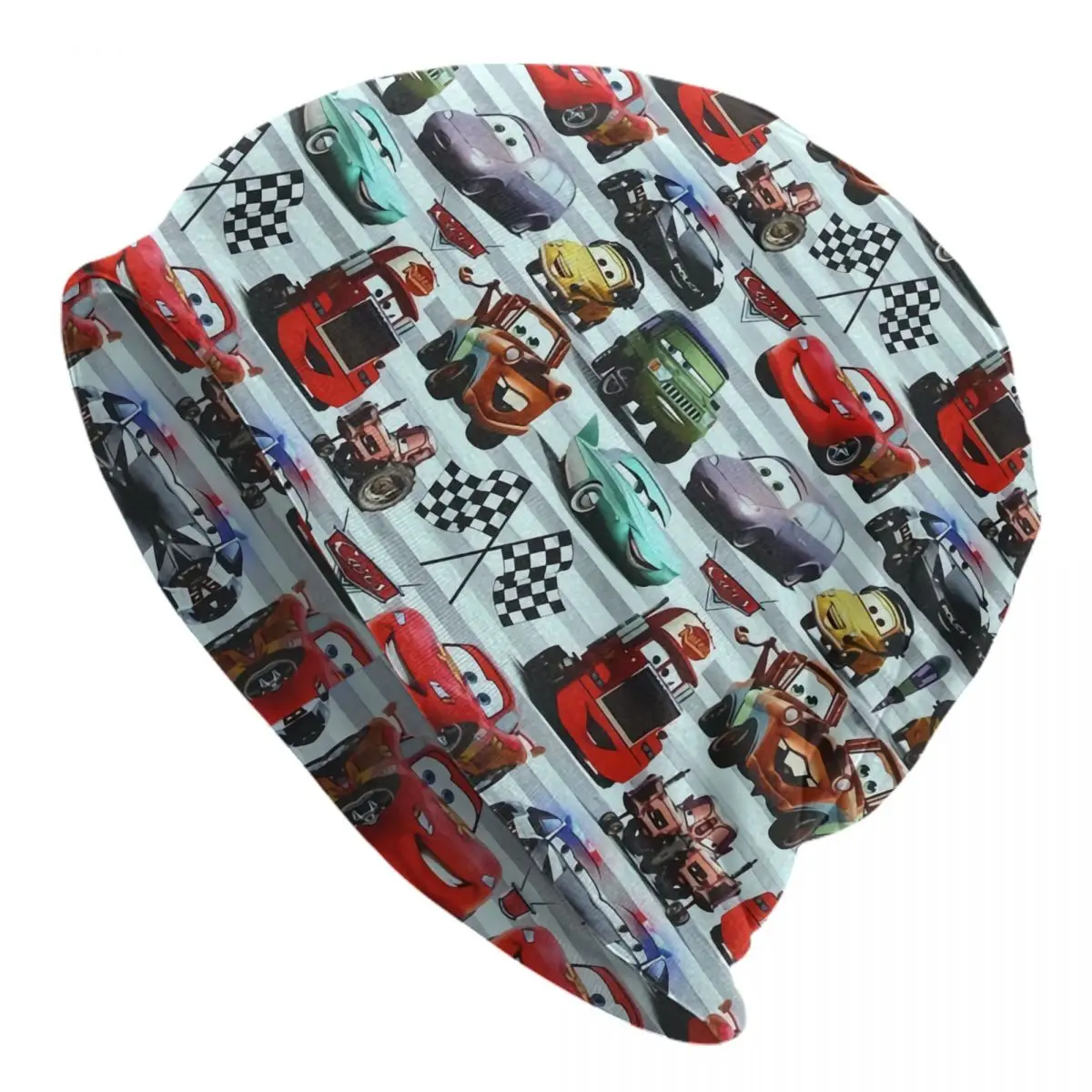 Lightning McQueen Car Race Skullies Beanies Caps Fashion Winter Warm Women Men Knitted Hat Adult Unisex Bonnet Hats