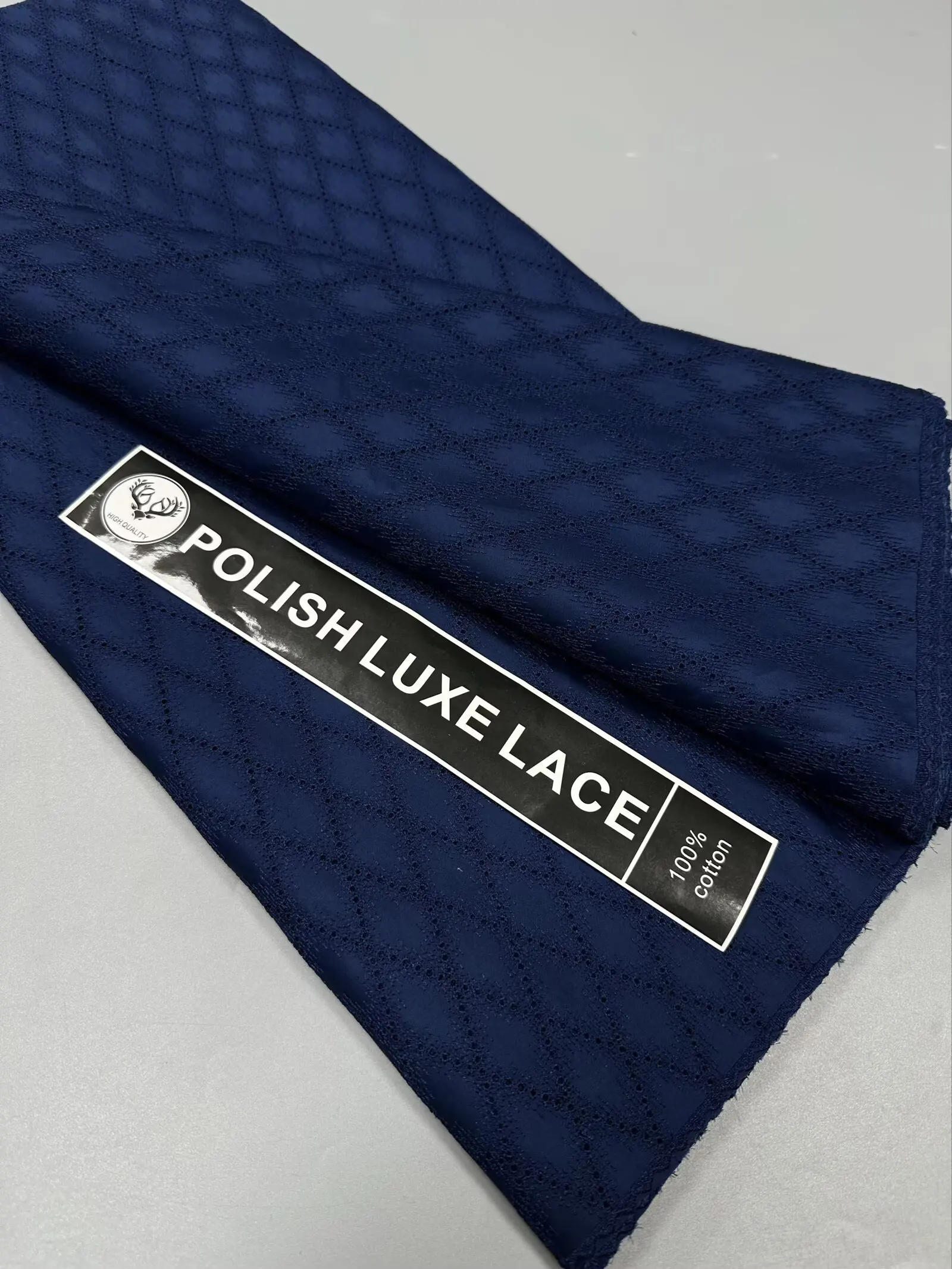 

Premium Nigerian Lace Fabric for Wedding Dress & Bridal Gown - Embroidered Tulle,High Quality Soft Cotton Damask,Material 5Yards